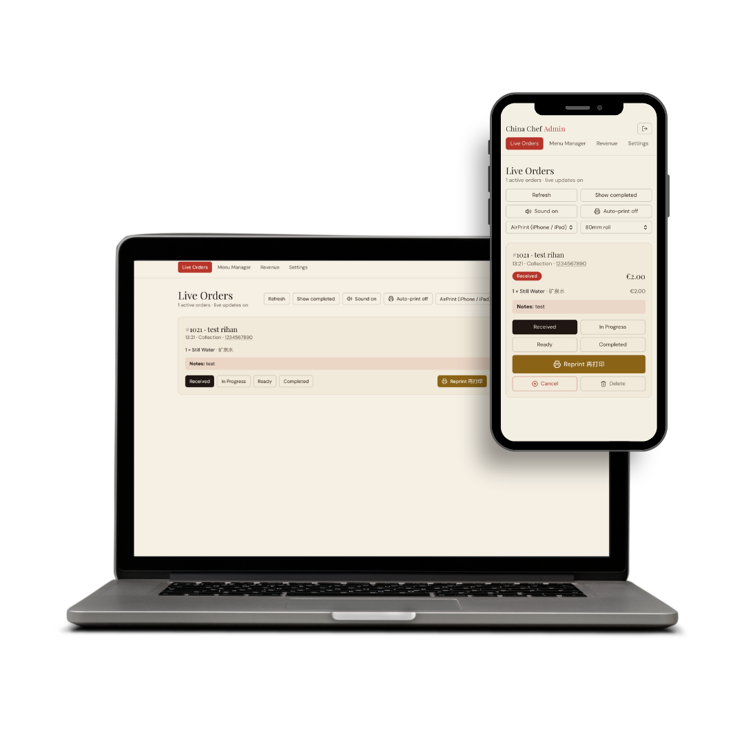 China Chef Restaurant website case study