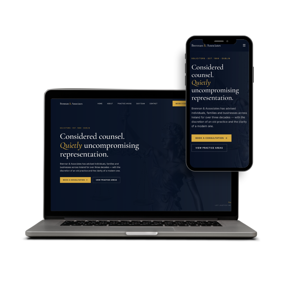 Brennan & Associates Law website