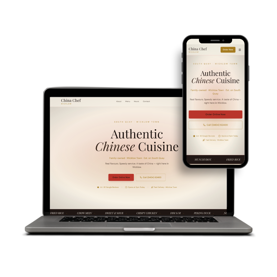 China Chef Restaurant website case study
