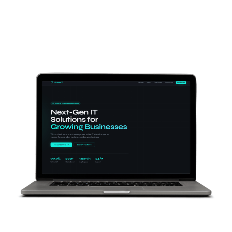 NovusIT Cloud Solutions website