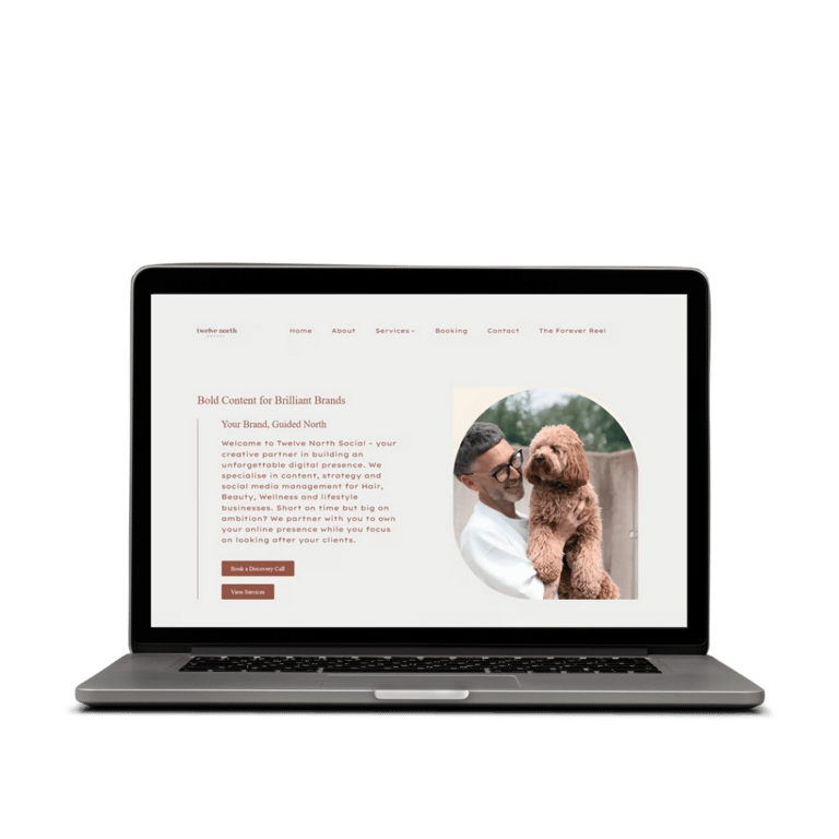 Twelve North Social website