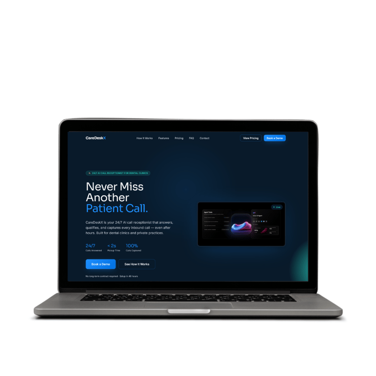 CareDeskX website